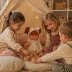  Кукла Джулия с пролетно гащеризонче, 36 см