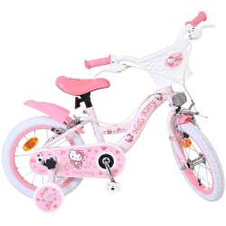  Детски велосипед с помощни колела, Hello Kitty, 14 инча