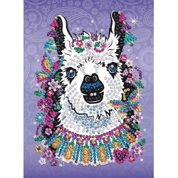 Картина с пайети „Лама“, Craft Teen Картина с пайети „Лама“, Craft Teen