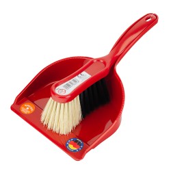 We Clean, Детски комплект за почистване „Малък помощник“ – метличка и лопатка, 2 части We Clean, Детски комплект за почистване „Малък помощник“ – метличка и лопатка, 2 части