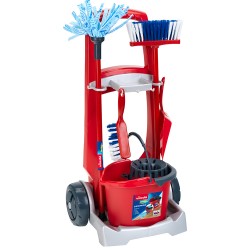 We Clean, Детска количка за почистване Vileda, с аксесоари We Clean, Детска количка за почистване Vileda, с аксесоари