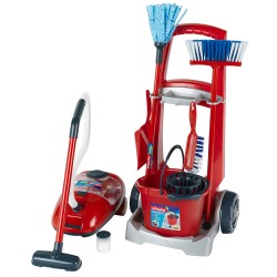We Clean, Детска количка за почистване Vileda, с прахосмукачка и аксесоари