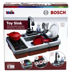 Детска кухненска мивка с течаща вода и котлон BOSCH