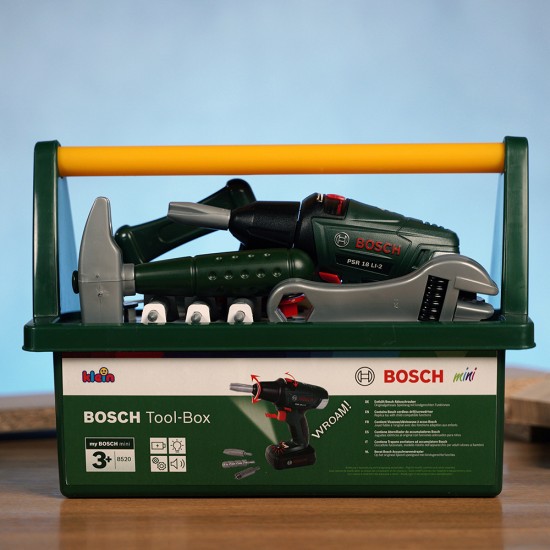 Bosch Mini, Детски куфар с инструменти и акумулаторен винтоверт