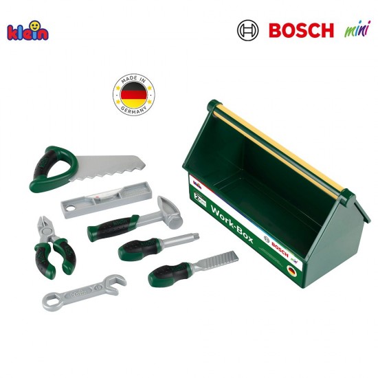 Bosch Mini, Bosch Детски комплект инструменти „Малък майстор“ в кутия, 8 части