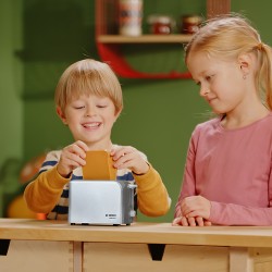 Bosch Детски тостер Happy, сребърен Bosch Детски тостер Happy, сребърен