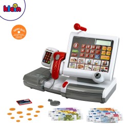 My Market, Детски електронен касов апарат със сензорен панел, скенер и везна My Market, Детски електронен касов апарат със сензорен панел, скенер и везна