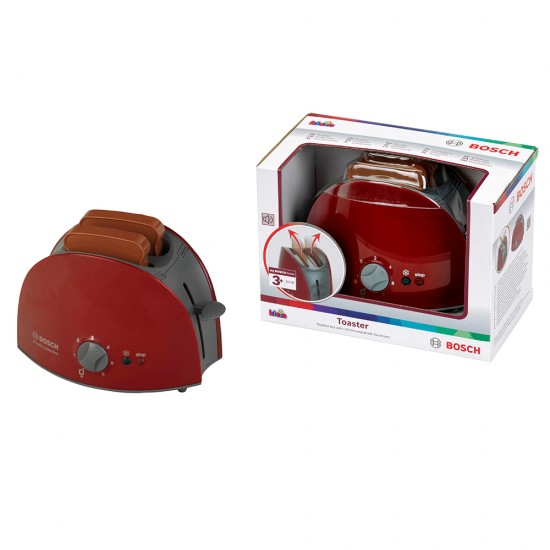 Bosch Mini, Детски тостер с 2 изскачащи филийки – червен