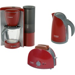 Bosch Mini, Детски комплект за закуска с тостер, кана и кафе машина Bosch Mini, Детски комплект за закуска с тостер, кана и кафе машина