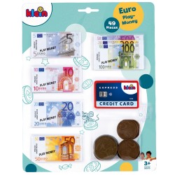 My Market, Детски пари за игра „Евро“ – 48 броя и кредитна карта My Market, Детски пари за игра „Евро“ – 48 броя и кредитна карта