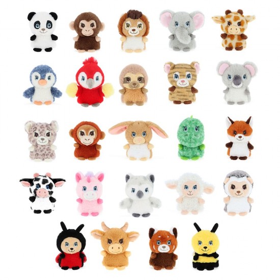 Keeleco, Mini Adoptable World, Eкологични малки плюшени играчки, 10 см, асортимент Keeleco, Mini Adoptable World, Eкологични малки плюшени играчки, 10 см, асортимент