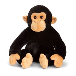  Keel Toys, Шимпанзе, плюшена екологична играчка от серията Keeleco, 25 см